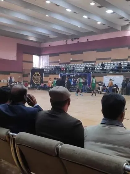 The thrill of the finals. JMI retaining the North Zone Inter-University Basketball Championship title for the second consecutive time in front of a supportive home crowd.
