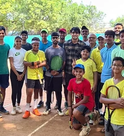 We were honored to welcome Olympic Gold Medalist Neeraj Chopra to our academy. Having sports icons like him interact with and motivate our young players is a core part of the inspiring environment I foster here.