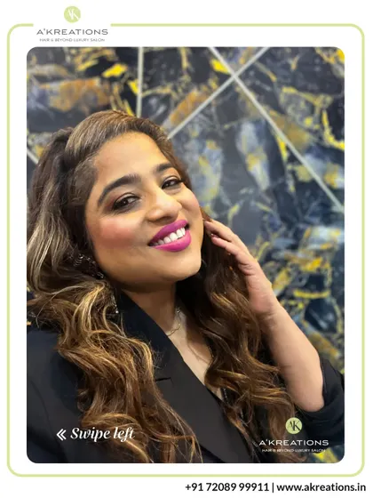 It is always a pleasure styling prominent personalities like RJ Malishka. We provide camera-ready hair and makeup services that ensure you look and feel your absolute best for any special occasion.