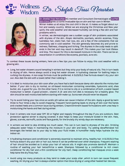 In the February issue of Rendezvous Magazine, I share my tips to combat winter dryness for both skin and hair. The article covers everything from the right way to moisturize to the importance of using SLS-free shampoos.