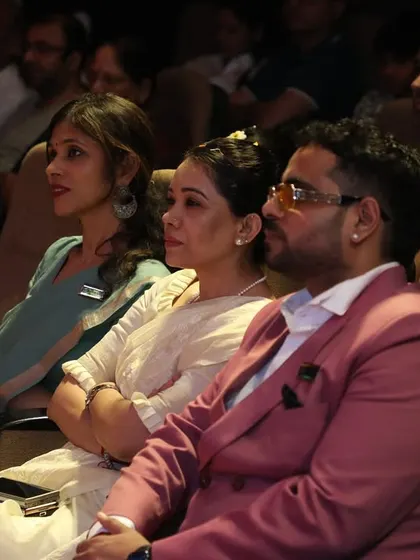 Our esteemed guests and faculty watch the performances with rapt attention. The Dhwani Kala Mahotsav is a celebrated event attended by the entire Dhwani community.