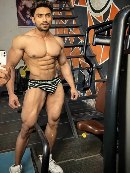 A professional shot showing my physique.