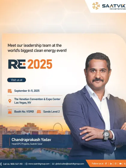 Meet Chandraprakash Yadav, our Head of EPC Projects. His expertise in large-scale project execution is key to our ability to deliver reliable and efficient EPC solutions for our partners and developers.