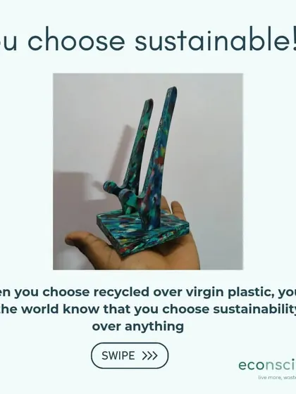 Choosing a product made from recycled plastic is a vote for sustainability. It sends a powerful message that you value our planet's resources over the convenience of virgin materials.