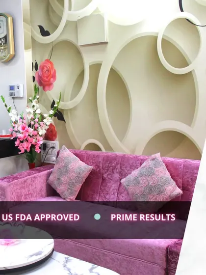 Here is a sneak peek into our clinic's waiting area. We believe in providing a comfortable and professional space where you can feel at ease, knowing you are receiving the highest standard of care with US FDA-approved technology.