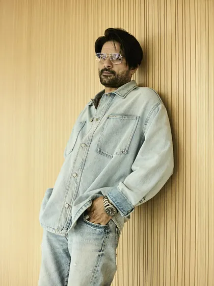 A denim-on-denim trigger warning for you! We went for a relaxed, oversized fit for Jaideep Ahlawat for a look that's effortlessly cool.