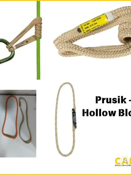 A Prusik or Hollow Block is a friction hitch used in climbing and rope rescue. This simple but effective tool is part of our upgraded tactical rescue equipment.