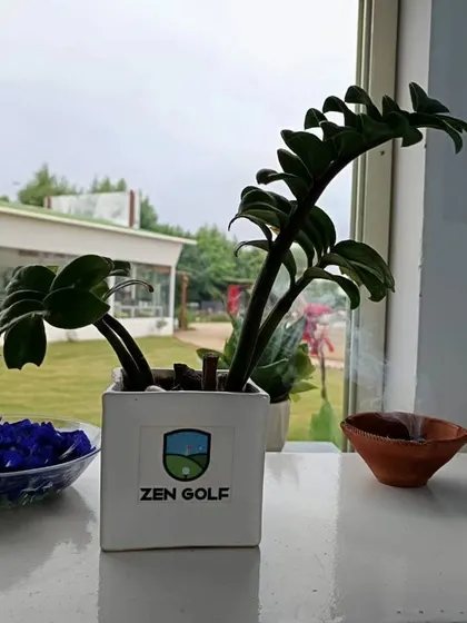 A quiet moment of zen. Even the small details, like this plant and diya, contribute to the peaceful weekend vibes at our range.