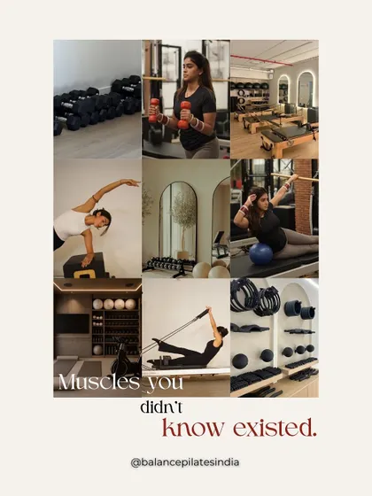 A little bit of everything to challenge muscles you didn't know existed. From reformers to free weights, our studio is fully equipped for a complete workout.