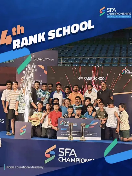 Our academy was ranked 4th overall in the SFA Championship in Delhi NCR, a testament to our multi-sport excellence.