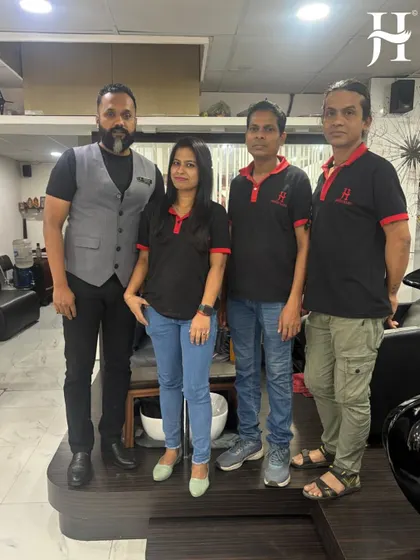 Another team from a Kolkata salon benefiting from our continuous education program. This regular, on-site support is a core part of our franchise partnership.