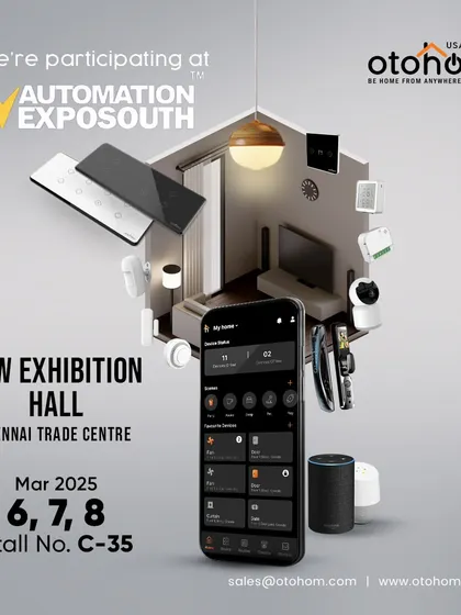 We invite you to join us at Automation Expo South 2025 in Chennai. Visit our stall to experience our cutting-edge smart home solutions that bring automation to life.