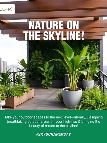 Nature on the skyline. On Skyscraper Day, we celebrate bringing breathtaking outdoor areas to high-rise buildings, designing green spaces that offer beauty and tranquility at the top of the world.