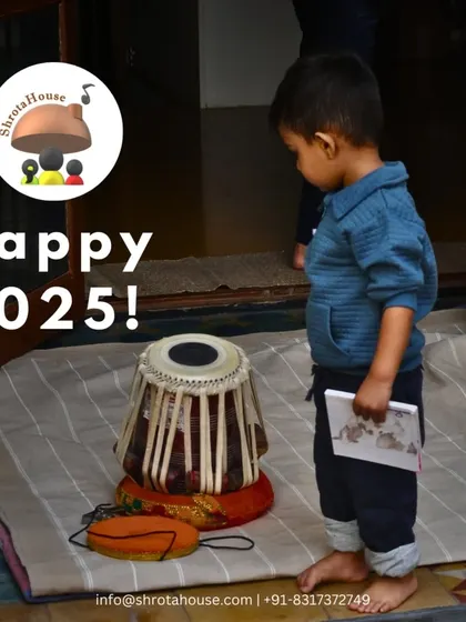 Happy New Year from ShrotaHouse. May your year be filled with the beautiful sounds of Indian classical music. Here's to a new year of learning and love.