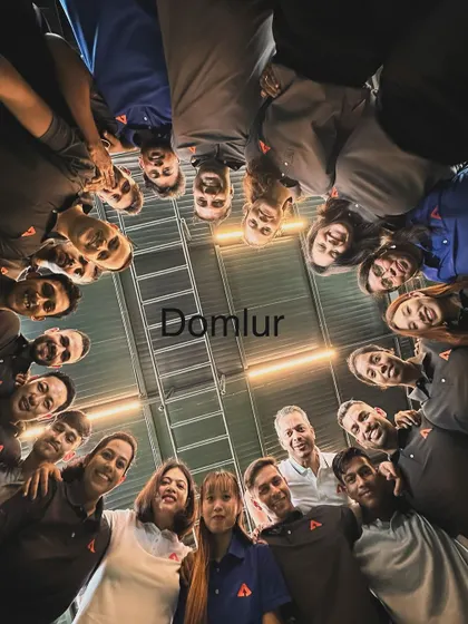 The smiling faces of our Domlur team. We are proud of the strong, collaborative culture we have built across all our locations.