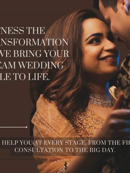 Witness the transformation as we bring your dream wedding style to life. This happy client's smile is the best review I could ask for.
