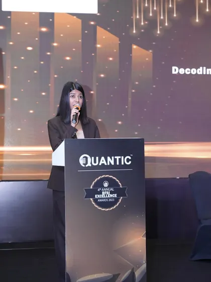 Behind the scenes and on stage at the 4th Annual BFSI Excellence Awards. These events require a formal tone and a deep dive into the financial world, which I thoroughly enjoy preparing for.