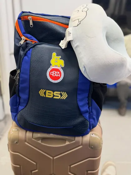 The official DDCA kit bag, ready for travel. The journey of a season involves a lot of time on the road.