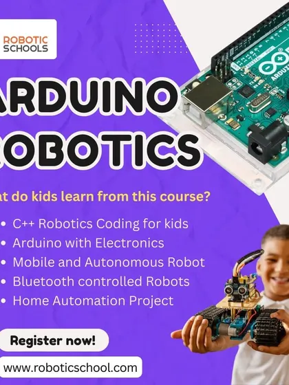 For older or more advanced students, the Arduino Robotics course introduces C++ coding and complex electronics. They build Bluetooth-controlled robots and learn the principles behind home automation projects.