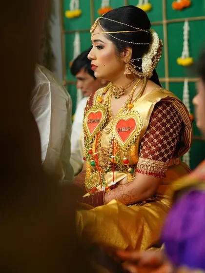 A collection of my beautiful brides on their Muhurtham day, each with a unique, personalized look that reflects her style while honoring tradition.