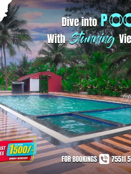 Dive into our pool with stunning views of the surrounding hills. It's the perfect place to cool off and relax.