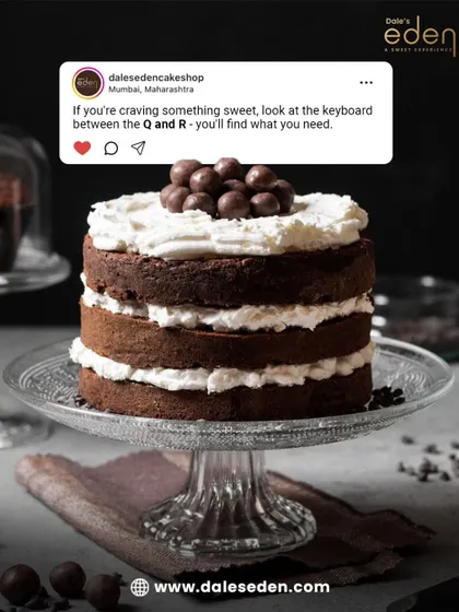 When your sweet cravings hit, the answer is always chocolate cake. Our layered chocolate and cream cake is a classic for a reason.