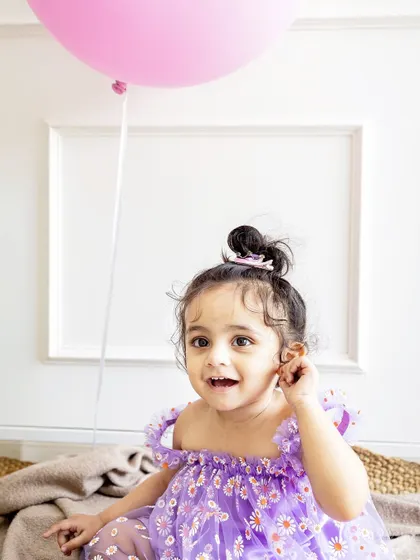 This is little Miyara, who I've known since she was in her mummy's tummy. It's such a delight to see her grow into this tiny, expressive pataka.