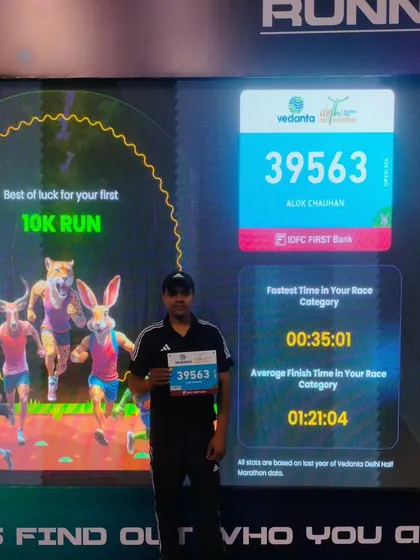 My stats for my first 10k run at this event.