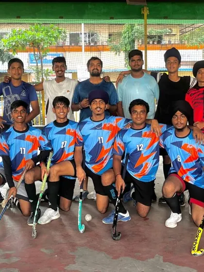 Our junior team poses for a photo after a demanding Sunday practice. These sessions are designed to build not only hockey skills but also camaraderie and team spirit among our young athletes.