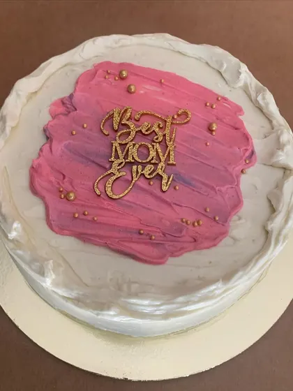 For Mother's Day, I made my signature 3-berry Victoria cake. It features moist vanilla sponges, our house 3-berry compote, and a luxurious vanilla buttercream.