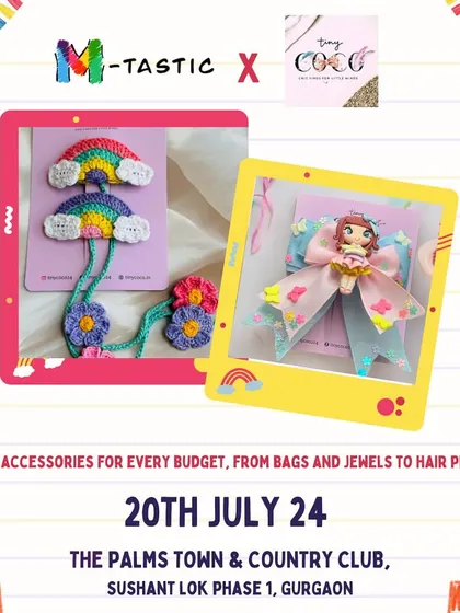 Accessorize in style! We showcase vendors like Tiny Coco who create unique and adorable hair accessories for every budget, from colorful crochet rainbows to pretty bows.