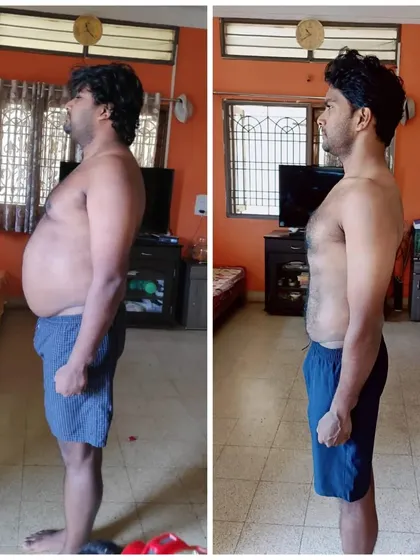 Yogesh lost over 30 kg in 16 months. He went from a sedentary lifestyle to joining a gym for the first time and learning quantified nutrition, completely changing his life.