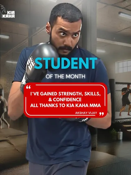 Meet our Student of the Month, Akshay Vijay. He's a perfect example of dedication, gaining strength, skills, and confidence through his consistent hard work with us.