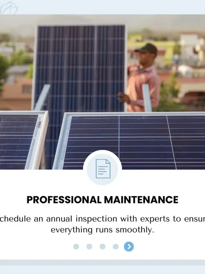 Professional maintenance is key to a long-lasting system. We recommend scheduling an annual inspection with our experts to ensure everything runs smoothly and efficiently for years to come.