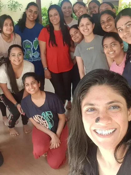 A happy group photo after a fulfilling two-day workshop with the students of Dristi School. It was wonderful to see their eagerness to learn and explore their potential.