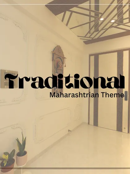 An introduction to our elegantly designed Traditional Maharashtrian Theme project, presented in serene, neutral tones.
