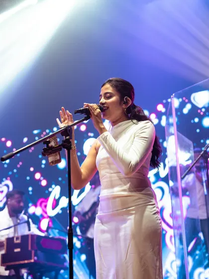 Performing at the BNMIT Tatva fest was such a memorable experience. The energy from the students was just fantastic.