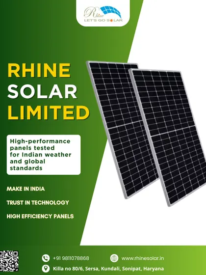 Our high-performance panels are tested for Indian weather and global standards. We trust in our technology to deliver high-efficiency panels as part of the 'Make in India' mission.