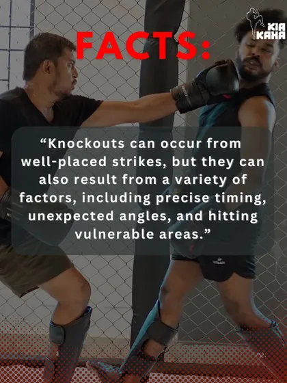 A duplicate of 143, explaining the science behind a knockout. It's a combination of factors, with timing and placement being key.