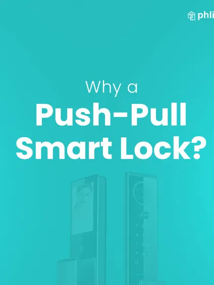 Why choose a push-pull smart lock? This design offers an intuitive and effortless way to open your door, combining ergonomic convenience with the high-tech security you expect.