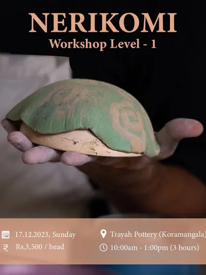 Learn the Japanese art of Nerikomi, where you create patterns with colored clay. This beginner-friendly workshop is a great way to explore a new technique.