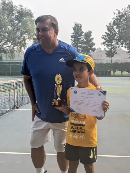 The runner-up of our U8 Boys event. These early competitive experiences are invaluable for building confidence.