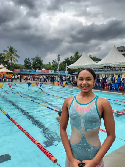 Siddhi Shetty after her gold medal win.