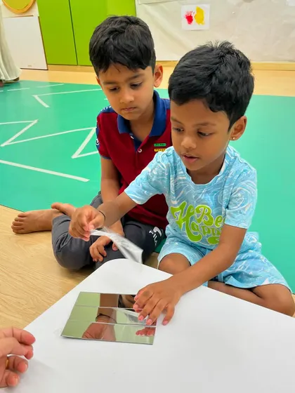 Each activity, from making Bhel Puri and toast to plucking methi leaves and exploring what floats, is a lesson in itself. These practical life and sensorial activities are central to the Montessori method, helping children develop fine motor skills, concentration, and a deep understanding of the world through their own actions.