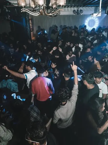 A look from my console at a completely packed house. When I play, the dancefloor is the only place to be. This is the view I live for, seeing a sea of people united by the music.