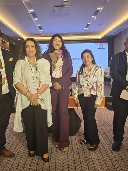 With fellow faculty members at the CDSI Delhi conference. A gala event of academic extravaganza.
