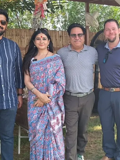 We had an action-packed day hosting PGA Pro coach Mathew Reise and renowned Sufi singer Dr. Jagriti Prasanna. It's always a pleasure to host such inspiring individuals.