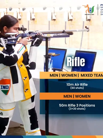 A look at the rifle discipline, a core component of our training program. We prepare athletes for both 10m Air Rifle and 50m Rifle 3 Positions events, adhering to international standards.