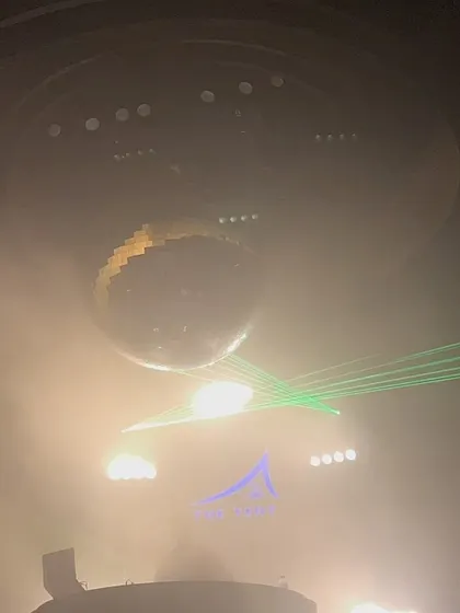 Another view of the smoky, laser-filled dance floor. Can't wait to get back to the Dubai nightlife scene.