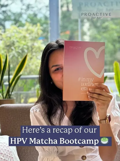 A recap of our HPV Matcha Bootcamp, where we combined wellness with prevention.